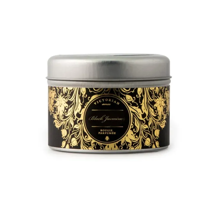Victorian Sense Tinbox Black Jasmine scented candle - LT53500 (gadzety reklamowe)